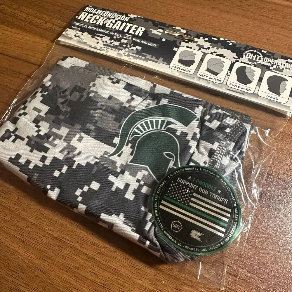 Michigan State University Multifunction Neck Gaiter, Unisex